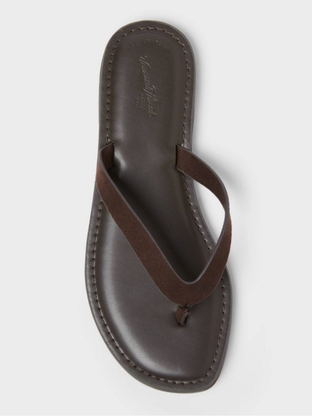 Women’s Size 9 NEW Sherry Faux Suede Chocolate Brown Universal Thread Sandal